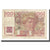 Francia, 100 Francs, Jeune Paysan, 1946, 1946-11-21, MB, KM:128a