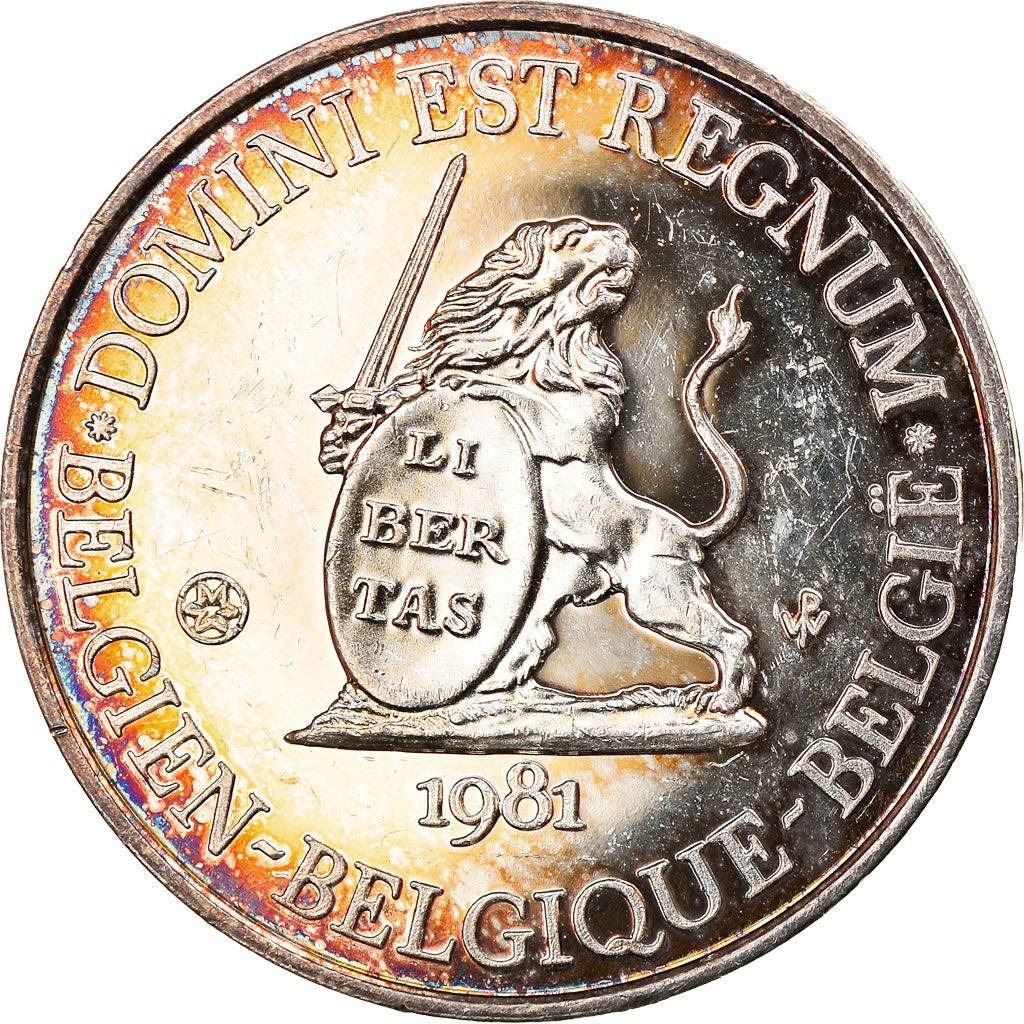 Belgique, Medal, Geography, 1981, SUP, Argent