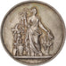 France, Medal, French Third Republic, Flora, Pingret, AU(55-58), Silver