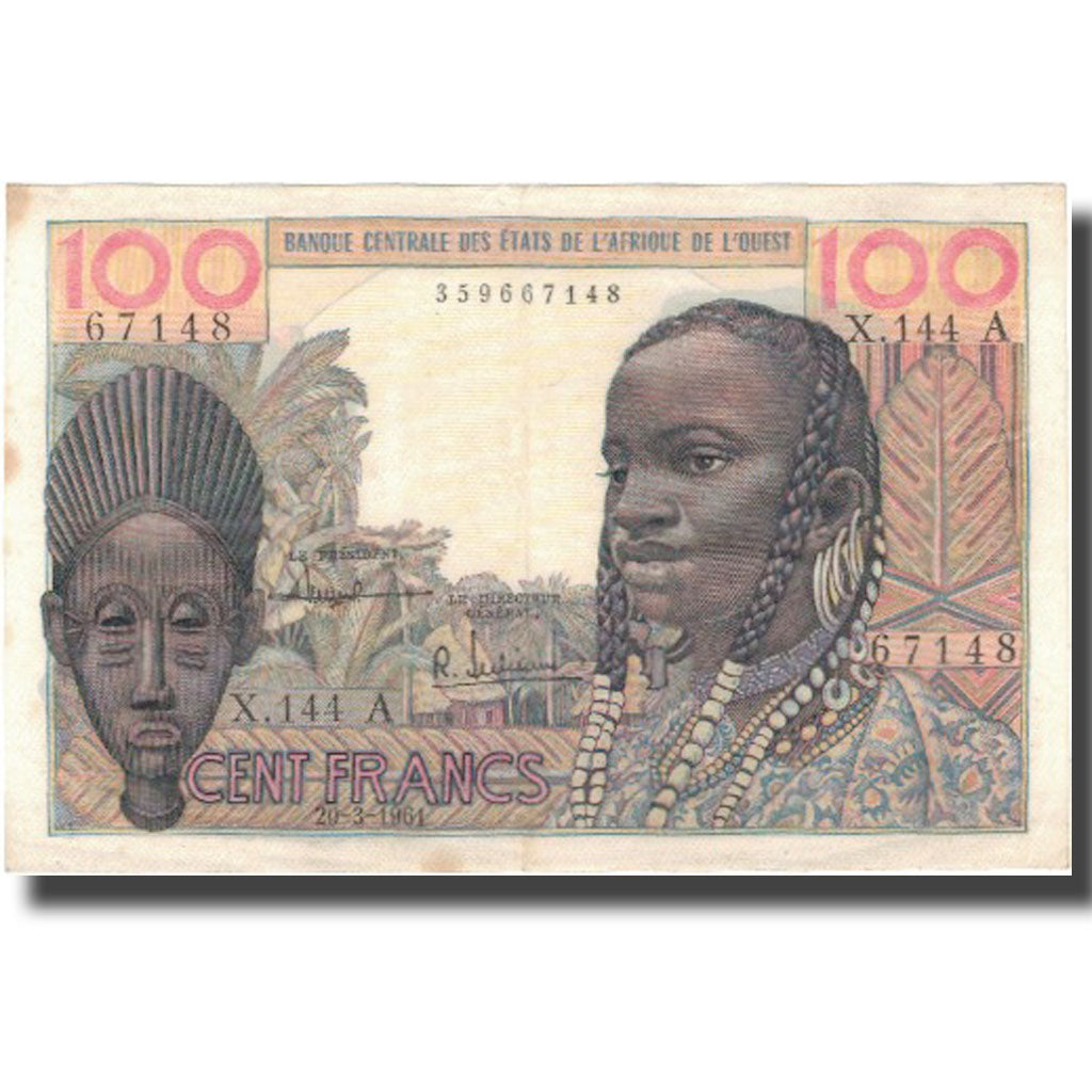 Banconote, Stati dell'Africa occidentale, 100 Francs, 1961, 1961-03-20