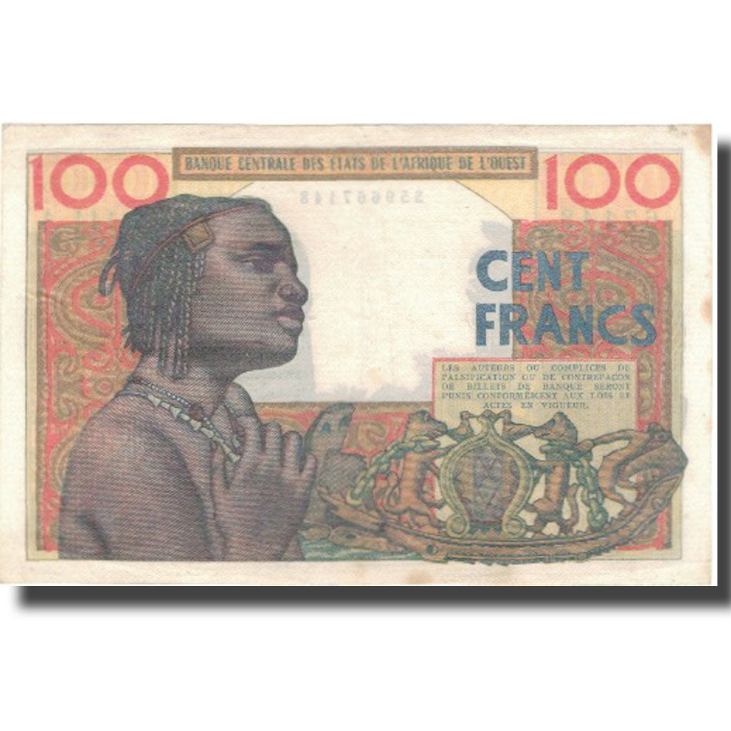Banconote, Stati dell'Africa occidentale, 100 Francs, 1961, 1961-03-20