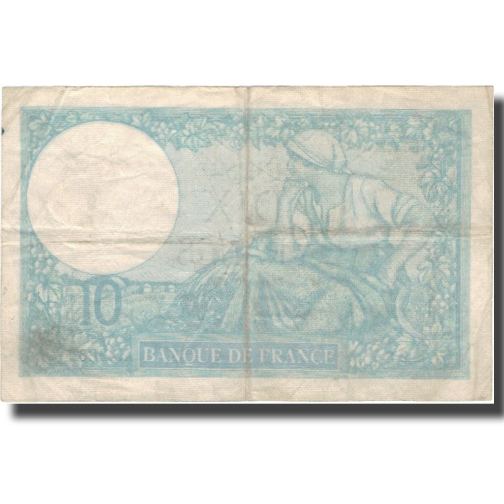France, 10 Francs, Minerve, 1939, 1939-04-06, EF(40-45), KM:84