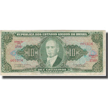 Banknote, Brazil, 10 Cruzeiros, KM:177b, VF(30-35)