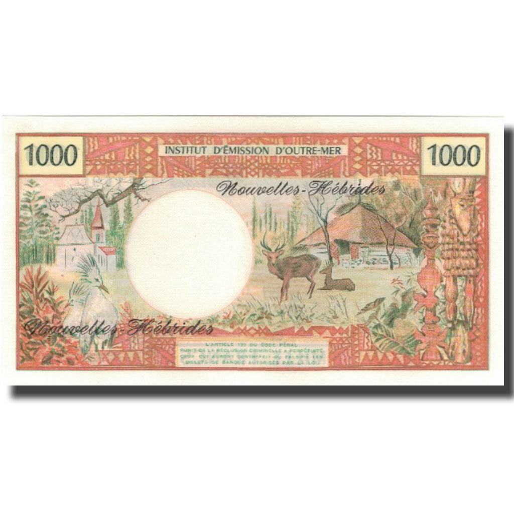 Banconote, Nuove Ebridi, 1000 Francs, KM:20b, FDS