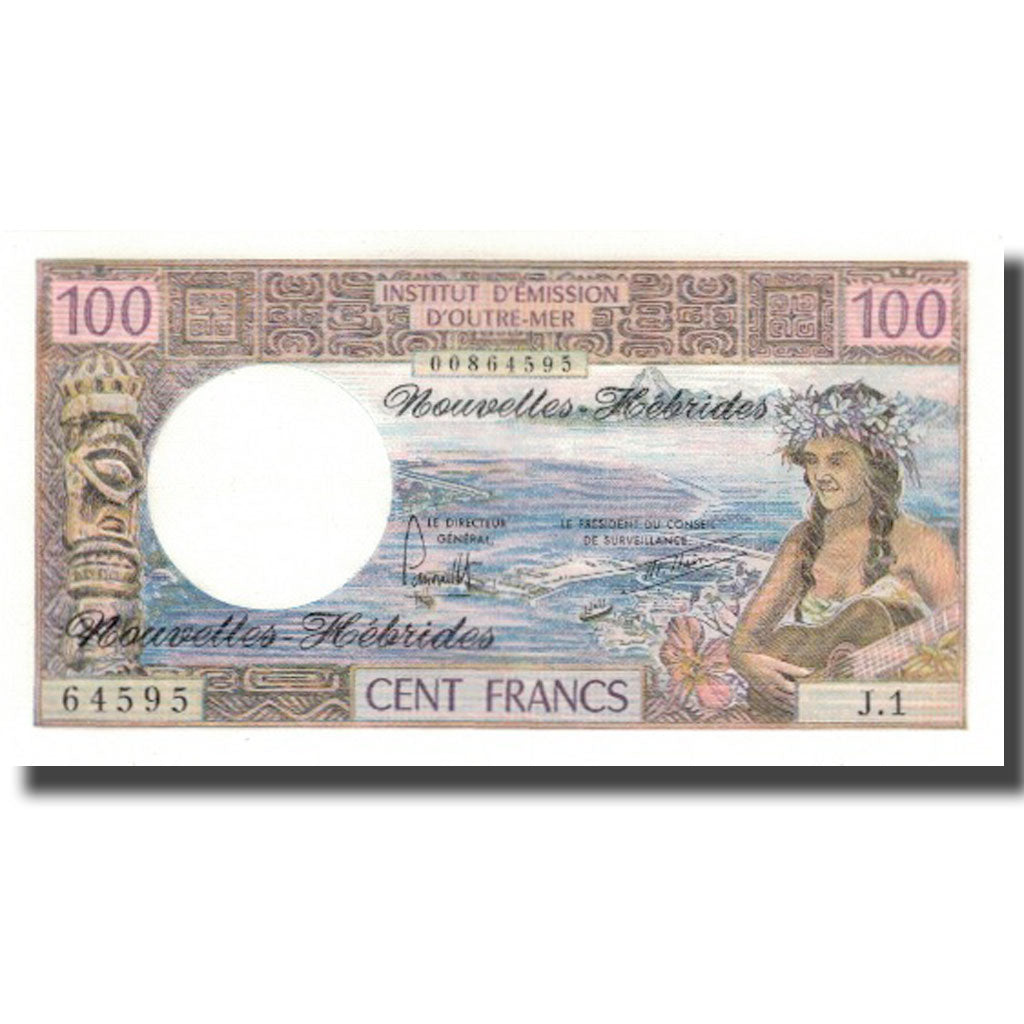 Billet, New Hebrides, 100 Francs, KM:18d, NEUF
