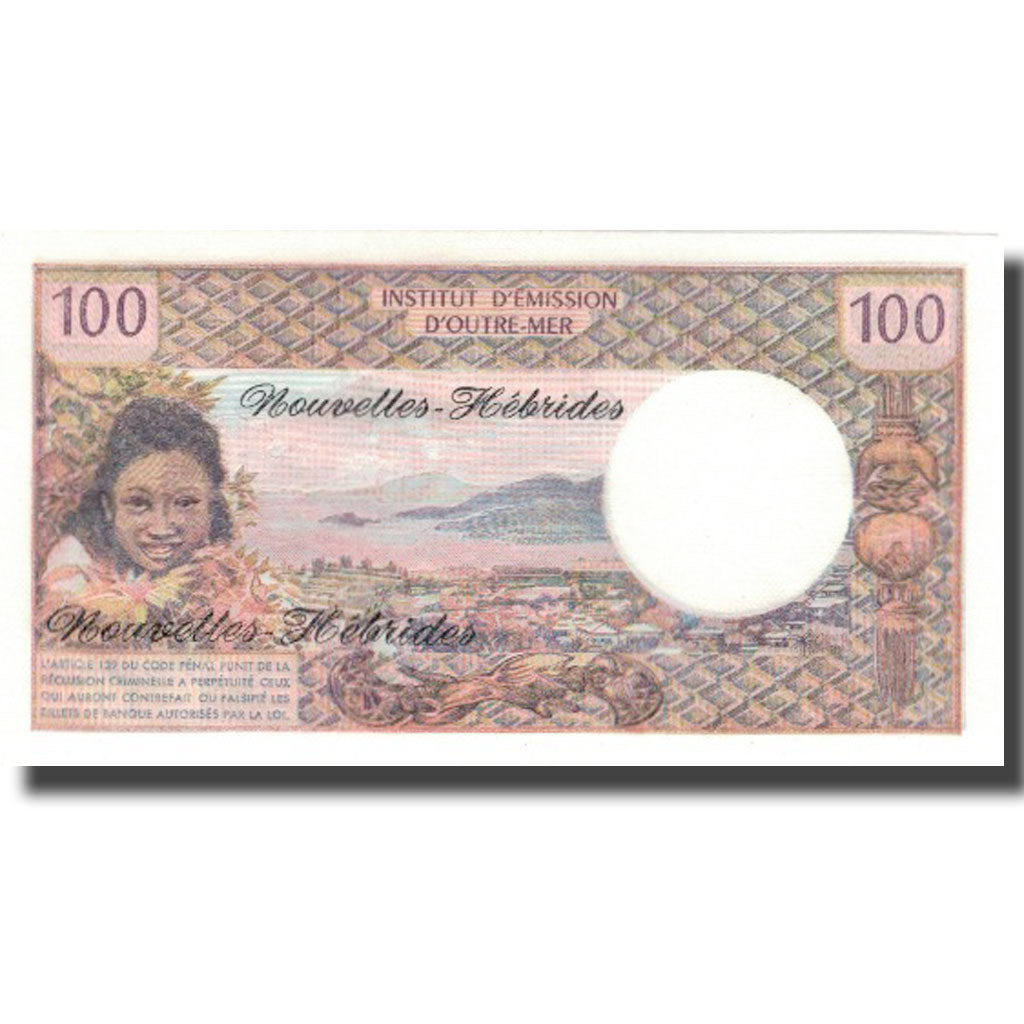 Billet, New Hebrides, 100 Francs, KM:18d, NEUF