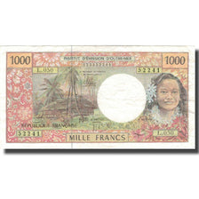Banknote, French Pacific Territories, 1000 Francs, KM:2b, EF(40-45)