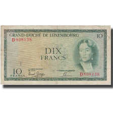 Banknote, Luxembourg, 10 Francs, Undated (1954), KM:48a, VF(30-35)