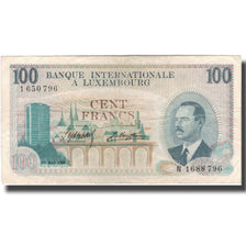 Geldschein, Luxemburg, 100 Francs, 1968, 1968-05-01, KM:14A, S+