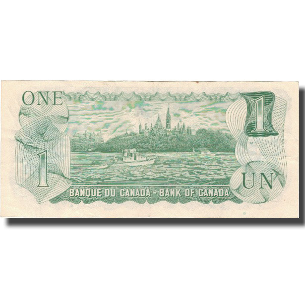 Banknote, Canada, 1 Dollar, 1973, Undated (1973), KM:85c, AU(50-53)