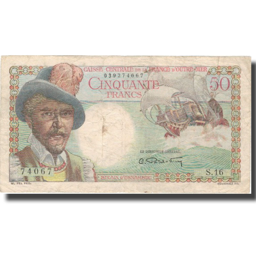 Banknote, French Equatorial Africa, 50 Francs, Undated (1947-49), KM:23