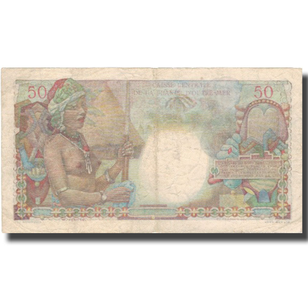 Banknote, French Equatorial Africa, 50 Francs, Undated (1947-49), KM:23