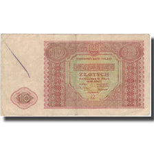 Banknote, Poland, 10 Zlotych, 1946, 1946-05-15, KM:126, VF(20-25)