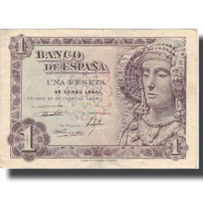Banknote, Spain, 1 Peseta, 1948, 1948-06-19, KM:135a, EF(40-45)