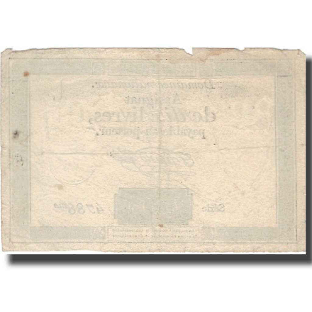 France, 10 Livres, 1792, 1792-10-24, TTB, KM:A66b