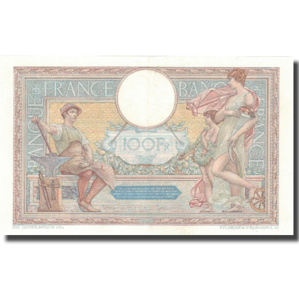 Francia, 100 Francs, Luc Olivier Merson, 1932, 1932-12-29, SPL, Fayette:24.11