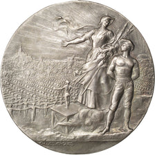 France, Medal, French Third Republic, Sports & leisure, 1901, AU(55-58), Silver