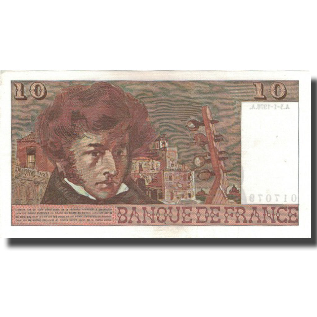 Francia, 10 Francs, Berlioz, 1976, 1976-07-01, SPL, Fayette:63.17.283, KM:150c