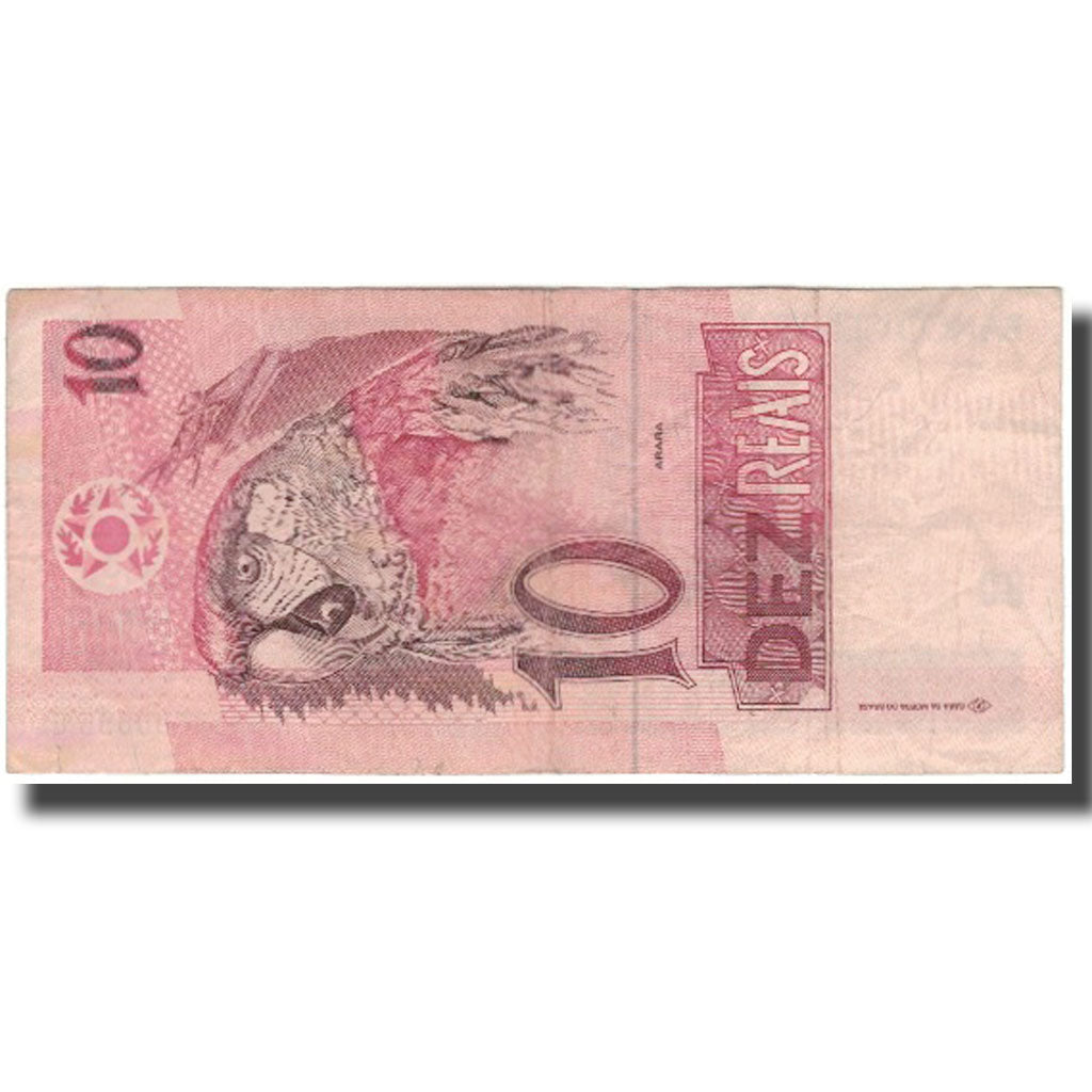 Banconote, Brasile, 10 Reais, KM:245c, MB+