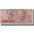 Biljet, Brazilië, 5 Reais, KM:244Aa, TB