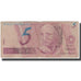 Biljet, Brazilië, 5 Reais, KM:244Aa, TB