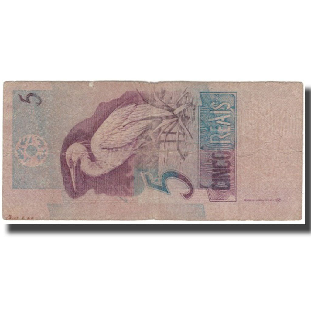 Biljet, Brazilië, 5 Reais, KM:244Aa, TB