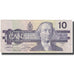 Nota, Canadá, 10 Dollars, 1989, KM:96a, EF(40-45)