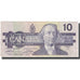 Banknot, Canada, 10 Dollars, 1989, KM:96a, EF(40-45)