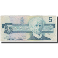 Nota, Canadá, 5 Dollars, 1986, KM:95b, VF(30-35)