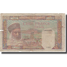 Biljet, Algerije, 100 Francs, 1945, 1945-06-20, KM:85, TB