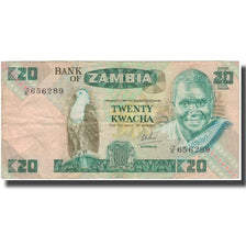 Nota, Zâmbia, 20 Kwacha, KM:27d, EF(40-45)