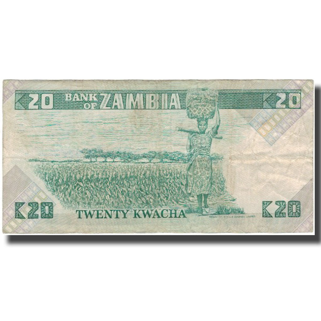 Banknote, Zambia, 20 Kwacha, KM:27d, EF(40-45)