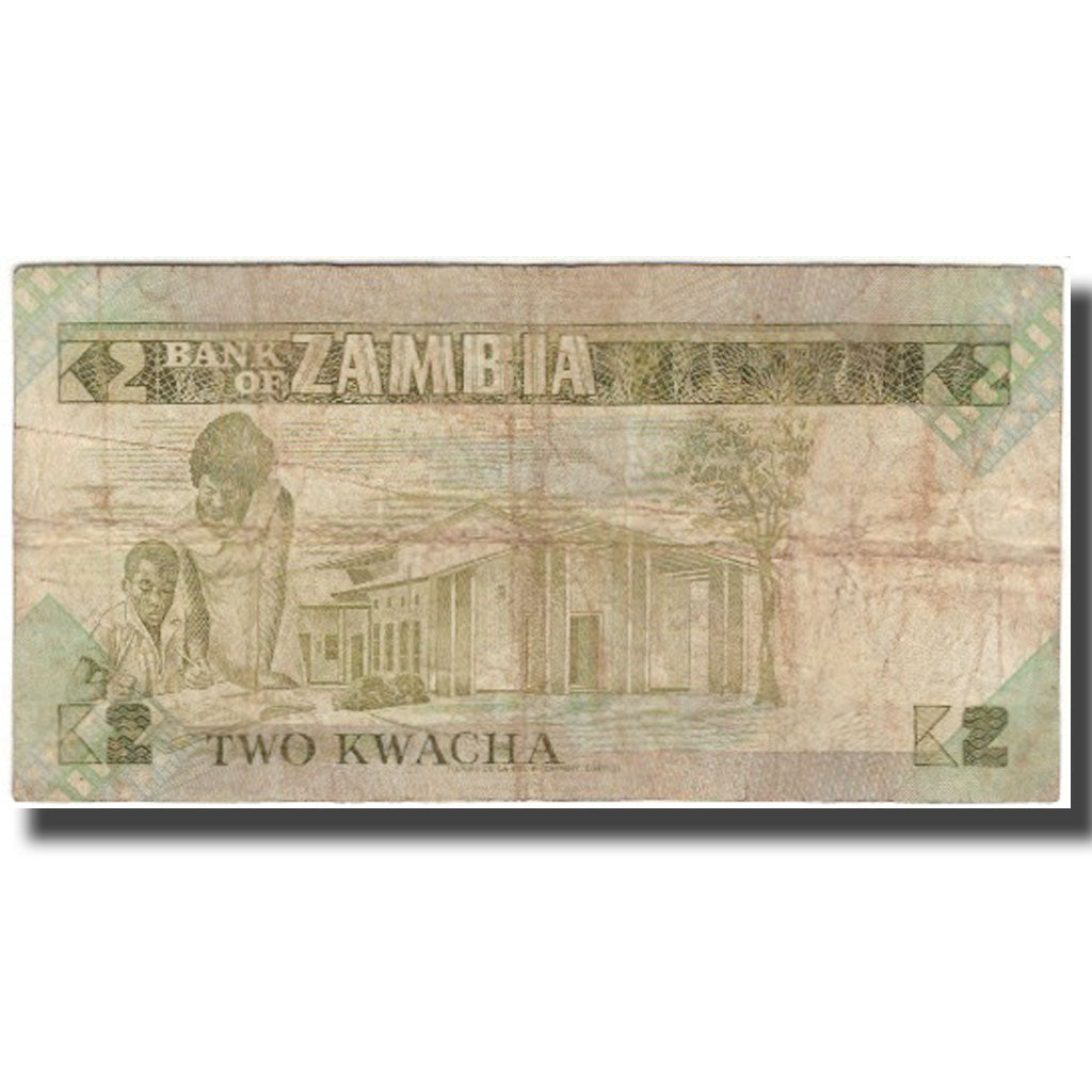 Banknote, Zambia, 2 Kwacha, KM:24b, AG(1-3)