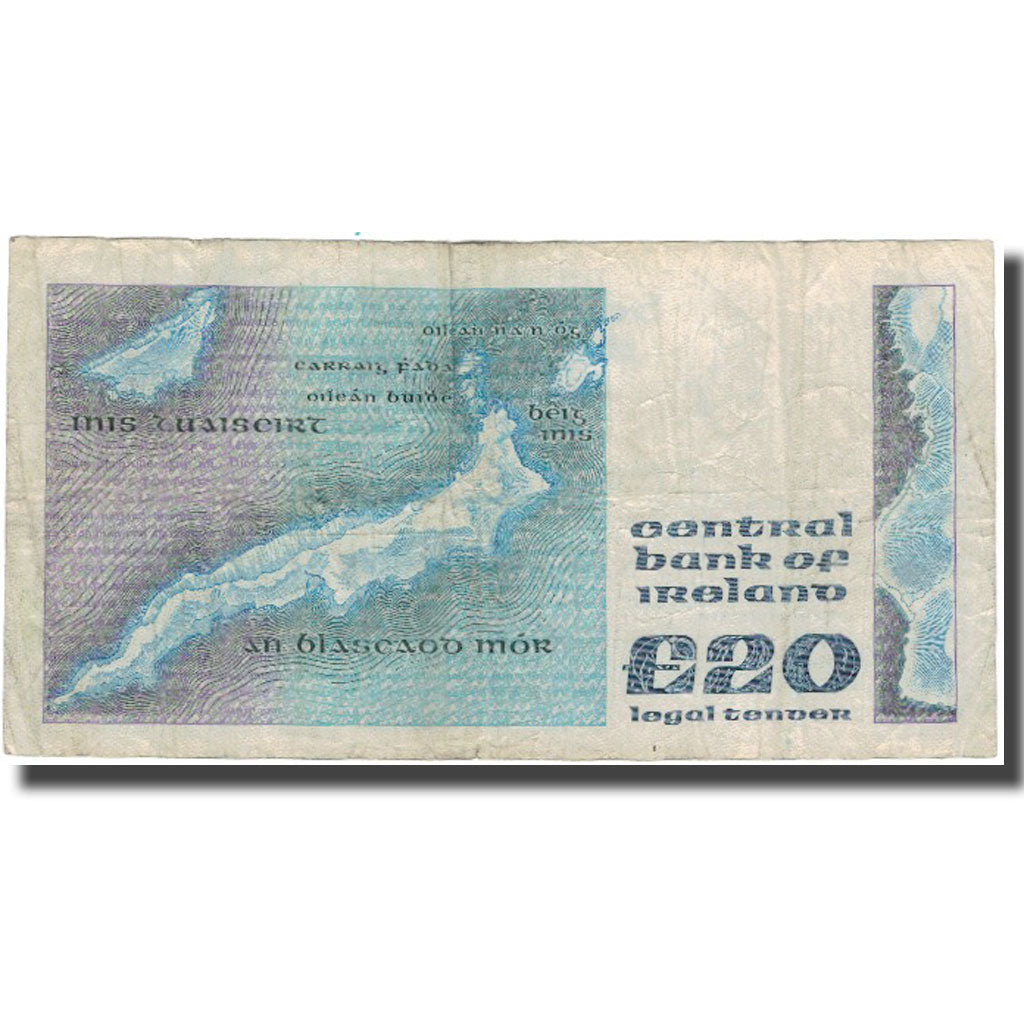 Billet, Ireland - Republic, 20 Pounds, 1985, 1985-08-26, KM:73b, TB