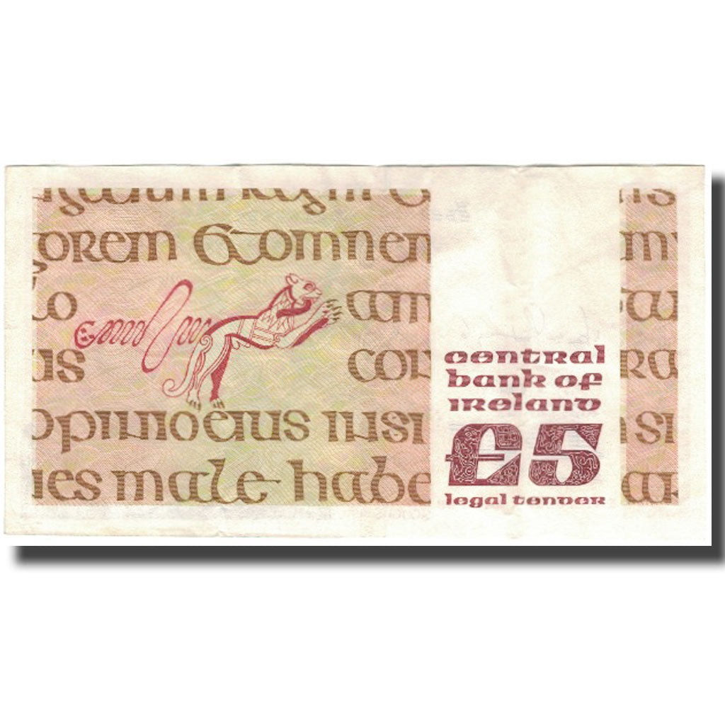 Billet, Ireland - Republic, 5 Pounds, 1988, 1988-08-12, KM:71e, SUP