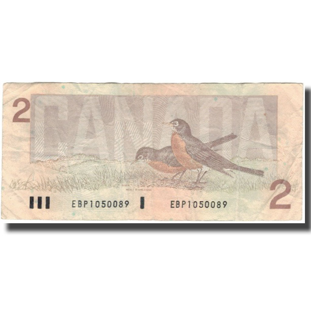 Biljet, Canada, 2 Dollars, 1986, KM:94b, TTB