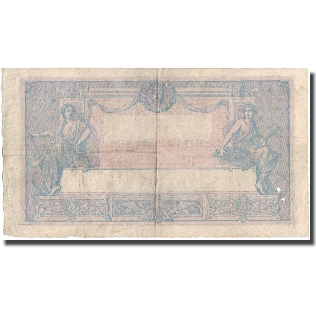 Francia, 1000 Francs, Bleu et Rose, 1920, 1920-01-27, MB, Fayette:36.35, KM:67h