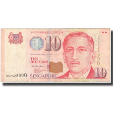 Banknote, Singapore, 10 Dollars, 1999, KM:40, VF(30-35)