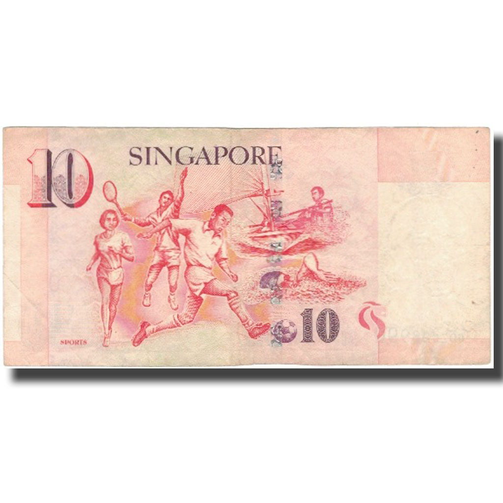 Banknote, Singapore, 10 Dollars, 1999, KM:40, VF(30-35)