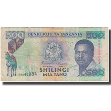Billete, 500 Shilingi, 1993, Tanzania, KM:26a, BC