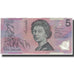 Billet, Australie, 5 Dollars, KM:57e, SUP