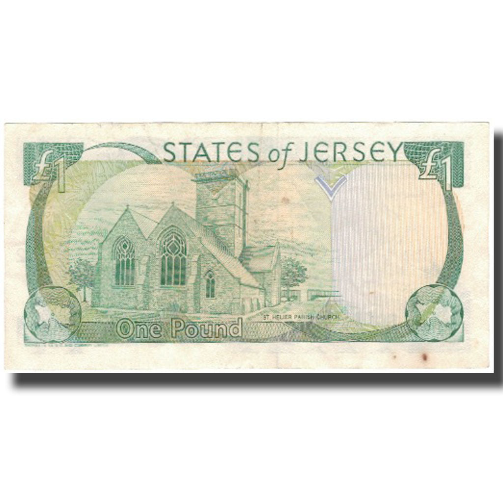 Banconote, Jersey, 1 Pound, KM:26a, BB+