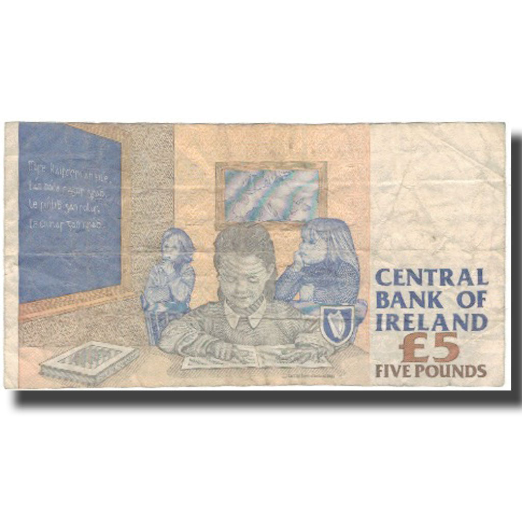 Banknote, Ireland - Republic, 5 Pounds, Undated (1993-99), KM:75b, VF(20-25)