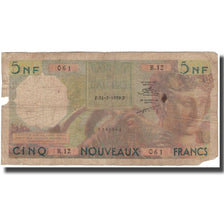 Banknote, Algeria, 5 Nouveaux Francs, 1959, 1959-07-31, KM:118a, VG(8-10)