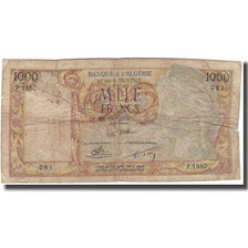 Banknote, Algeria, 1000 Francs, 1956, 1956-12-19, KM:107b, VG(8-10)