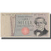 Biljet, Italië, 1000 Lire, 1969, 1969-02-26, KM:101d, TTB