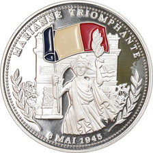 Francia, medalla, Seconde Guerre Mondiale, Marianne Triomphante, Politics