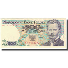 Geldschein, Polen, 200 Zlotych, 1986, 1986-06-01, KM:144c, UNZ