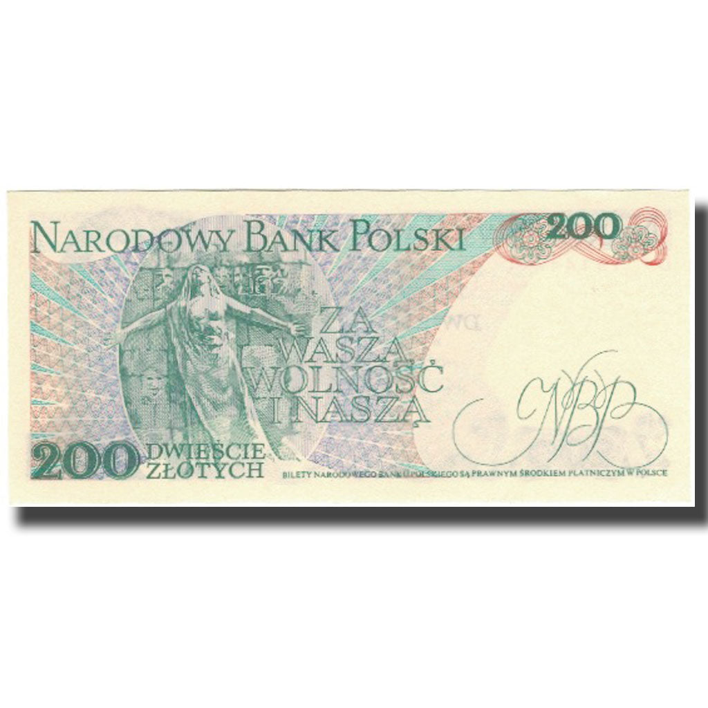 Geldschein, Polen, 200 Zlotych, 1986, 1986-06-01, KM:144c, UNZ