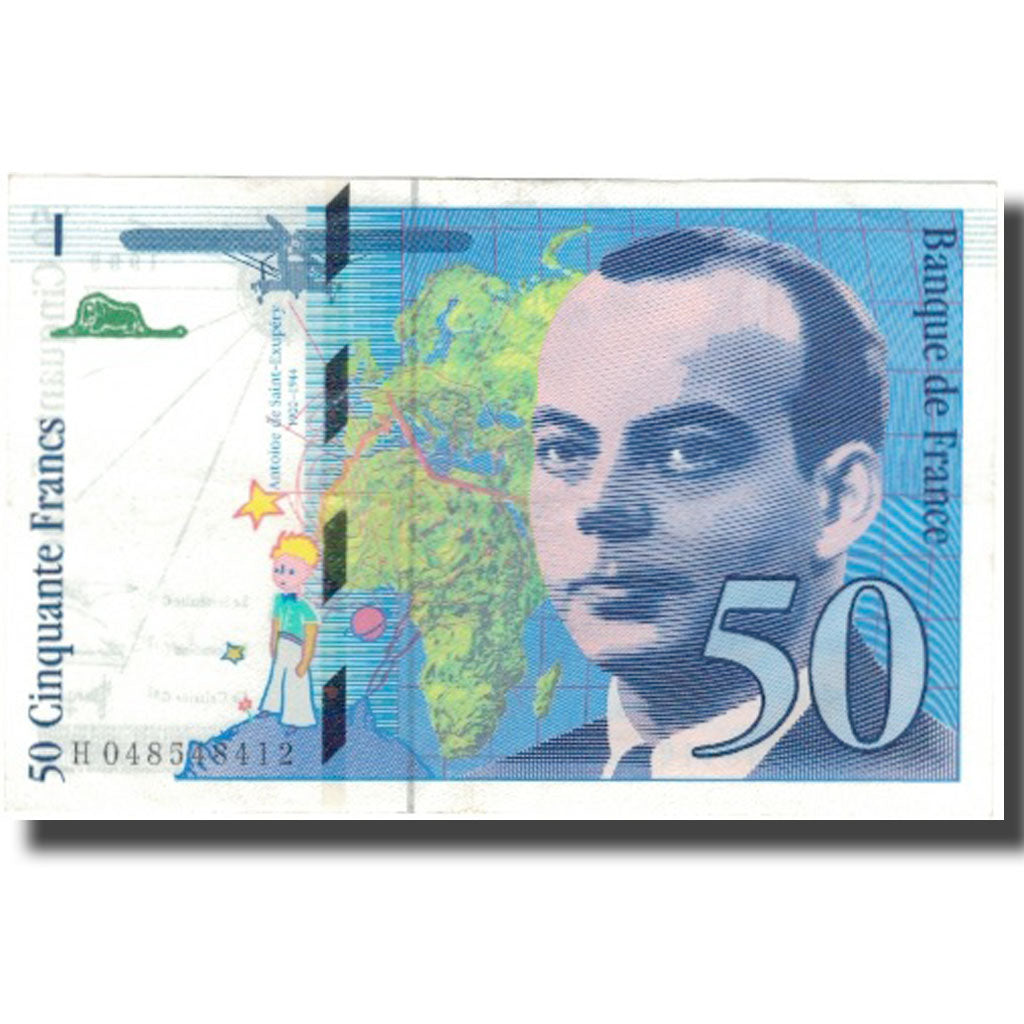 Francia, 50 Francs, St Exupéry, 1999, SPL, Fayette:73.05, KM:157Ad